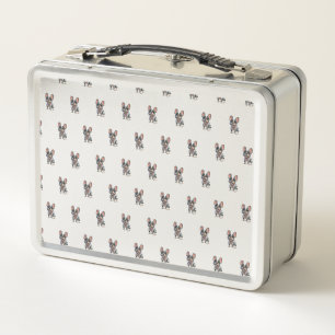 Caja de Comida para Perro Salchicha Francés