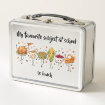 Caja de comida personalizada para el almuerzo esco