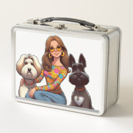 Caja De Comida Retro - Estilo Vintage, Diversión D