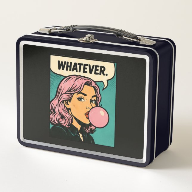 Caja de Comida Retro “Whatever” (Anverso)