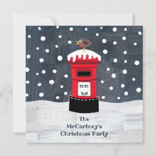 Caja de correos de Navidades personalizados e invi