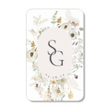 Caja de correspondencias del Boda del monograma bo