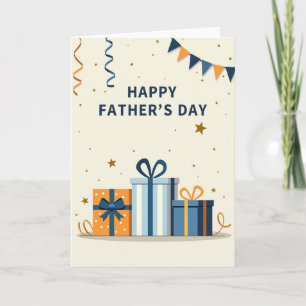 Caja de Día del Padre Floral Tarjeta