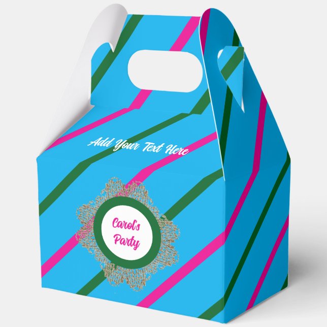 Caja de Favor 5 Azul (verde rosado) RFPMDesigns ©️ (Anverso)