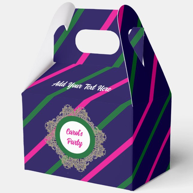 Caja de Favor 5 D-Blue (verde rosado) RFPMDesigns  (Anverso)