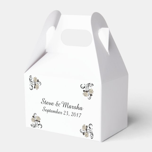 Caja de Favor Antiguo Rosa (Front Side)