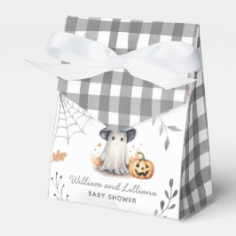 Caja de Favor Baby Shower Ghost de Halloween