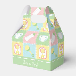 Caja de Favor Baby Shower Quilt para bebé