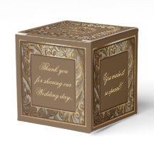Caja De Favor Bride & Groom Para Invitados Bodas E