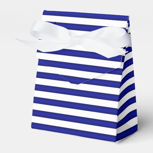 Caja de Favor con franjas azul y blanca (Front Side)