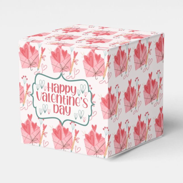Caja de Favor de Amor del Día de San Valentín (Costado Anverso)