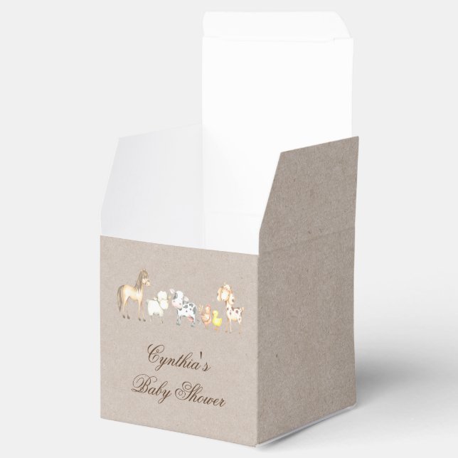 Caja de Favor de Animales de Granja (Abierto)