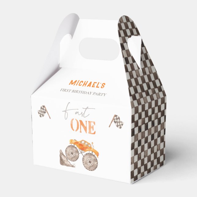 Caja de Favor de Aniversario de Camión de un Monst (Front Side)