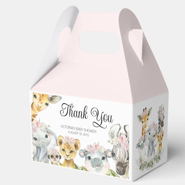 Caja de Favor de Baby Shower para los animales de  (Subido por el creador)