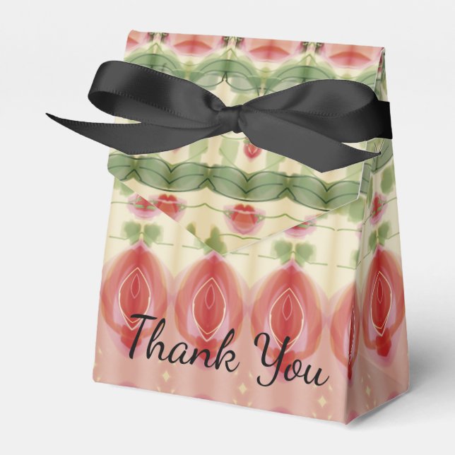 Caja de Favor de Boda Patentada En Victoria (Front Side)