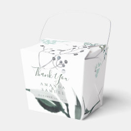 Caja de Favor de Boda Silvery Green Eucalyptus