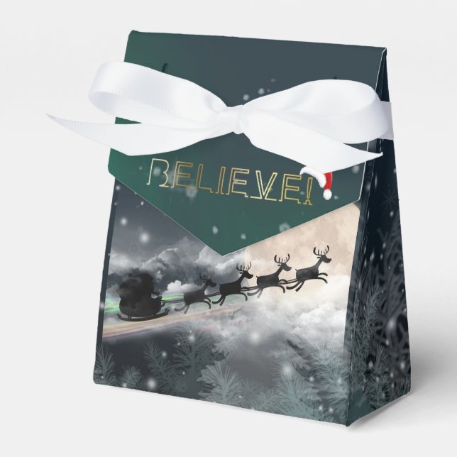 Caja de Favor de Cinta para Navidades de Santa Eda (Front Side)