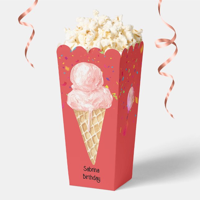Caja De Favor De Cono De Helado (Subido por el creador)