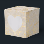 Caja de Favor de Damasco Crimson Rojo y Oro Vintag<br><div class="desc">Vintage caja de favores damasquinados de marfil con acentos de oro para complementar la colección de abajo.</div>