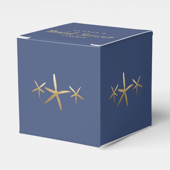 Caja de Favor de Ducha Bridal, Personalizar, Starf (Costado Anverso)