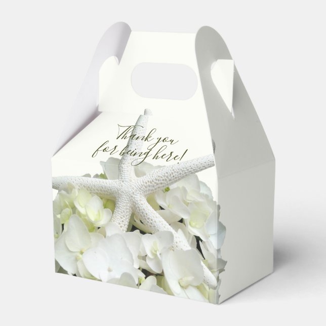 Caja de Favor de Ducha de la Boda Blanca del Jardí (Front Side)