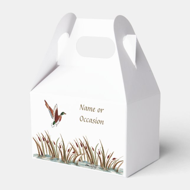 Caja de Favor de Escena de Pato Mallard (Front Side)