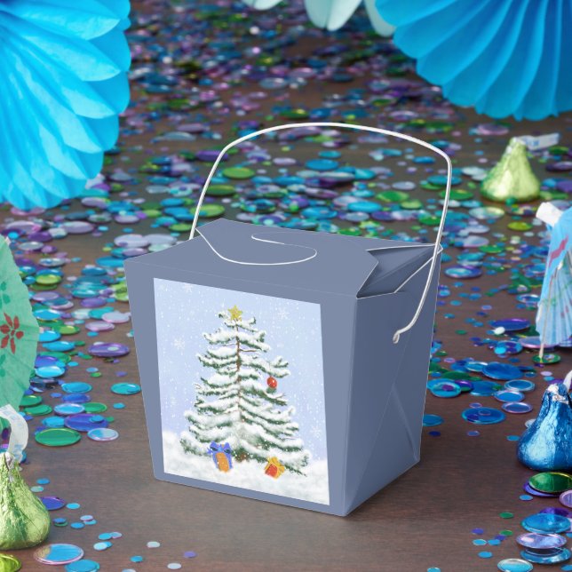 Caja de Favor de Fiesta de Árbol de Navidad (Fiesta)