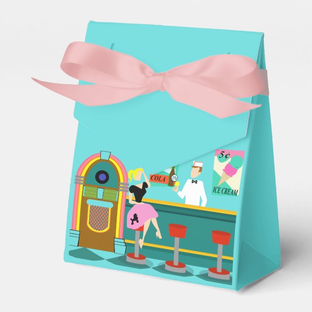 Caja de Favor de Fuente Retro Soda (Front Side)