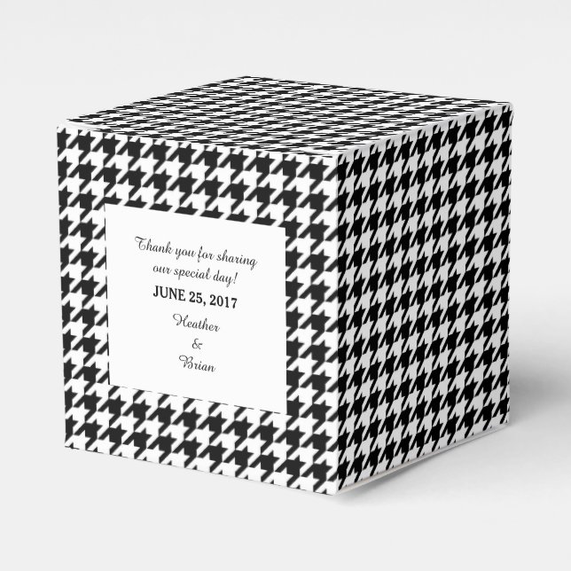 Caja de Favor de la Boda de Hidrogalas Negra (Costado Anverso)