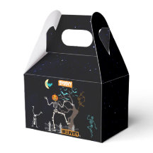 Caja de Favor de la Fiesta de Halloween del Skelet