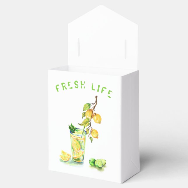 Caja de Favor de la Fiesta de Lemones de Jugo de L (Abierto)