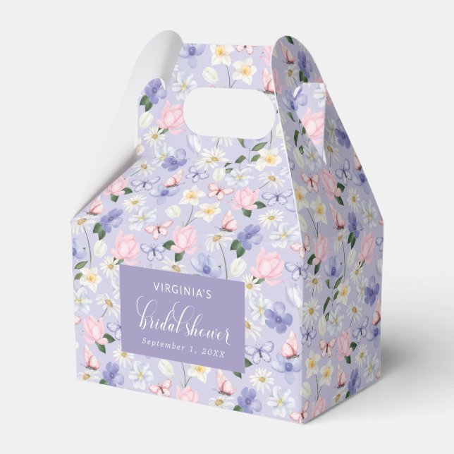 Caja de Favor de la Mariposa Morada (Front Side)