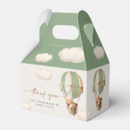 Caja de Favor de los Globos de Oso Marrón