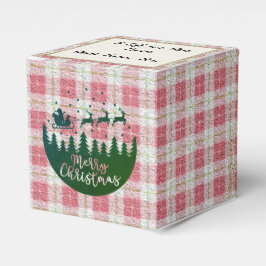 Caja de Favor de Navidad con Personalizable