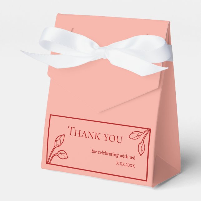 Caja de favor de partido personalizada de Lotus Bu (Front Side)