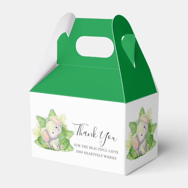 Caja de Favor del Elefante Safari (Front Side)