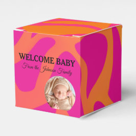 Caja de Favor del Gradiente naranja y Rosa Calient