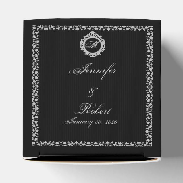 Caja de Favor del Monograma del Marco Gótico (Parte superior)