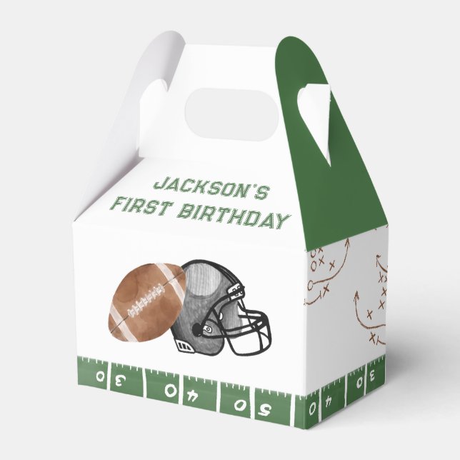 Caja de Favor del partido de cumpleaños de fútbol (Front Side)