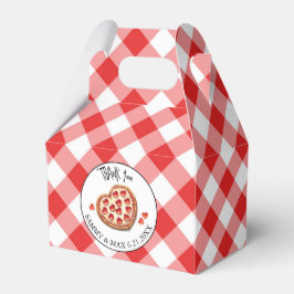 Caja de Favor del Partido Red Gingham Pizza