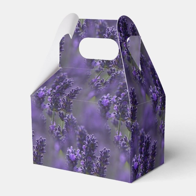 Caja de Favor del Reloj de Lavanda (Reverso)