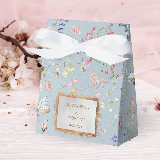 Caja de Favor Elegante Flor Silvestre Algo Azul (Subido por el creador)