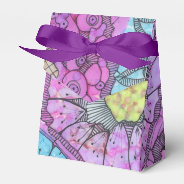 Caja de Favor Floral de Lavender (Front Side)