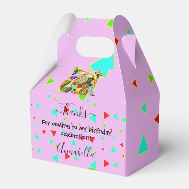 Caja de Favor Rosa del oso pardo (Front Side)