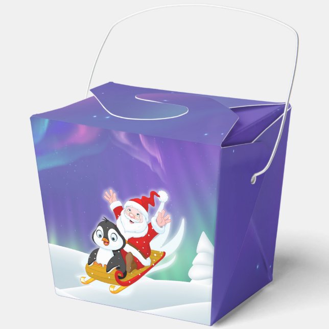 Caja de Favor Santa & Penguins Winter Adventure Bo (Anverso)