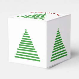 Caja de favores - Árboles de Navidad estilizados