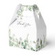 caja de favores de boda eucalyptus verde acuarela