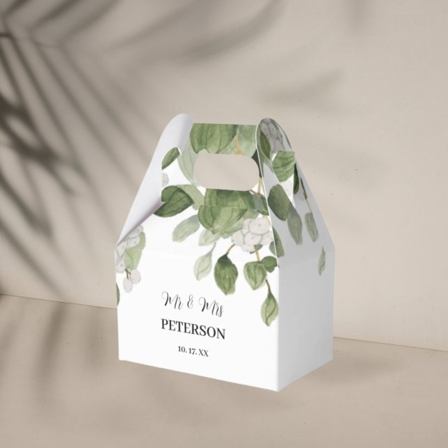 Caja de favores de bodas botánica (Subido por el creador)