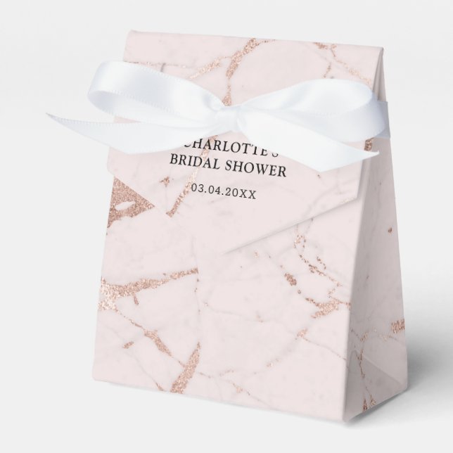 Caja de favores de flores personalizada (Front Side)