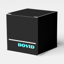 Caja de favores de neón negro